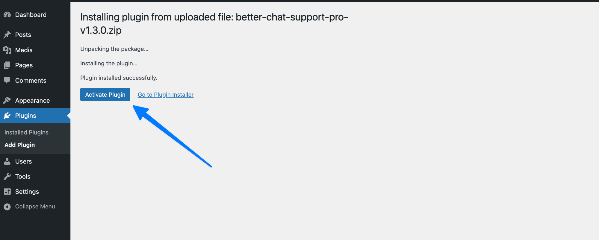 Activate Better Chat Support